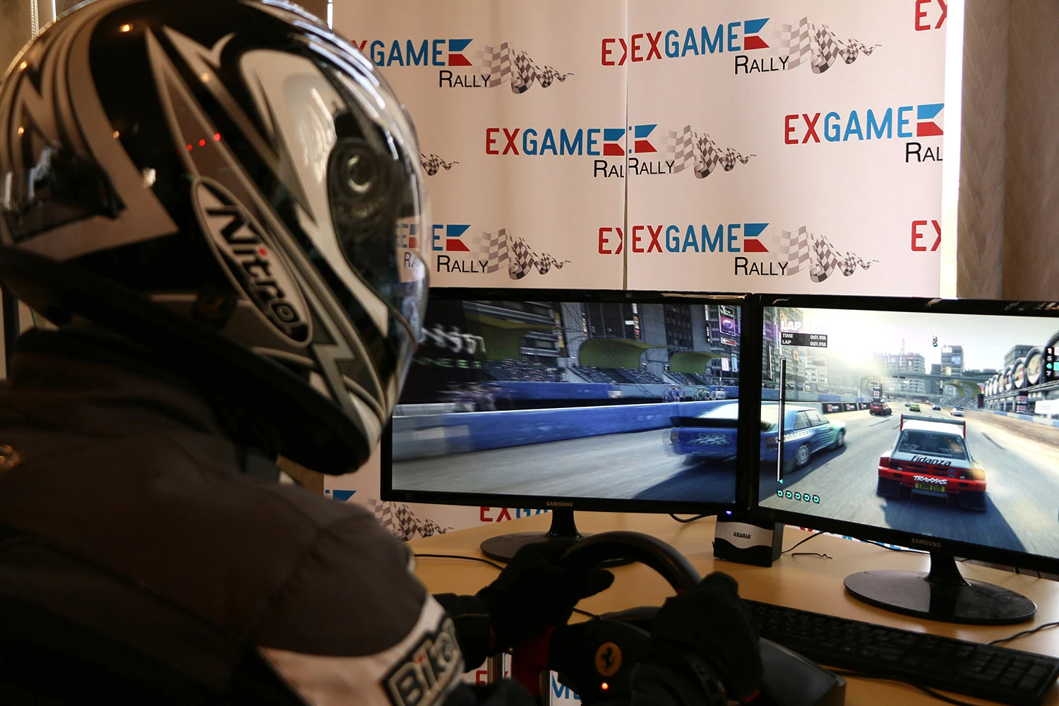 Hráči na akci Exgame